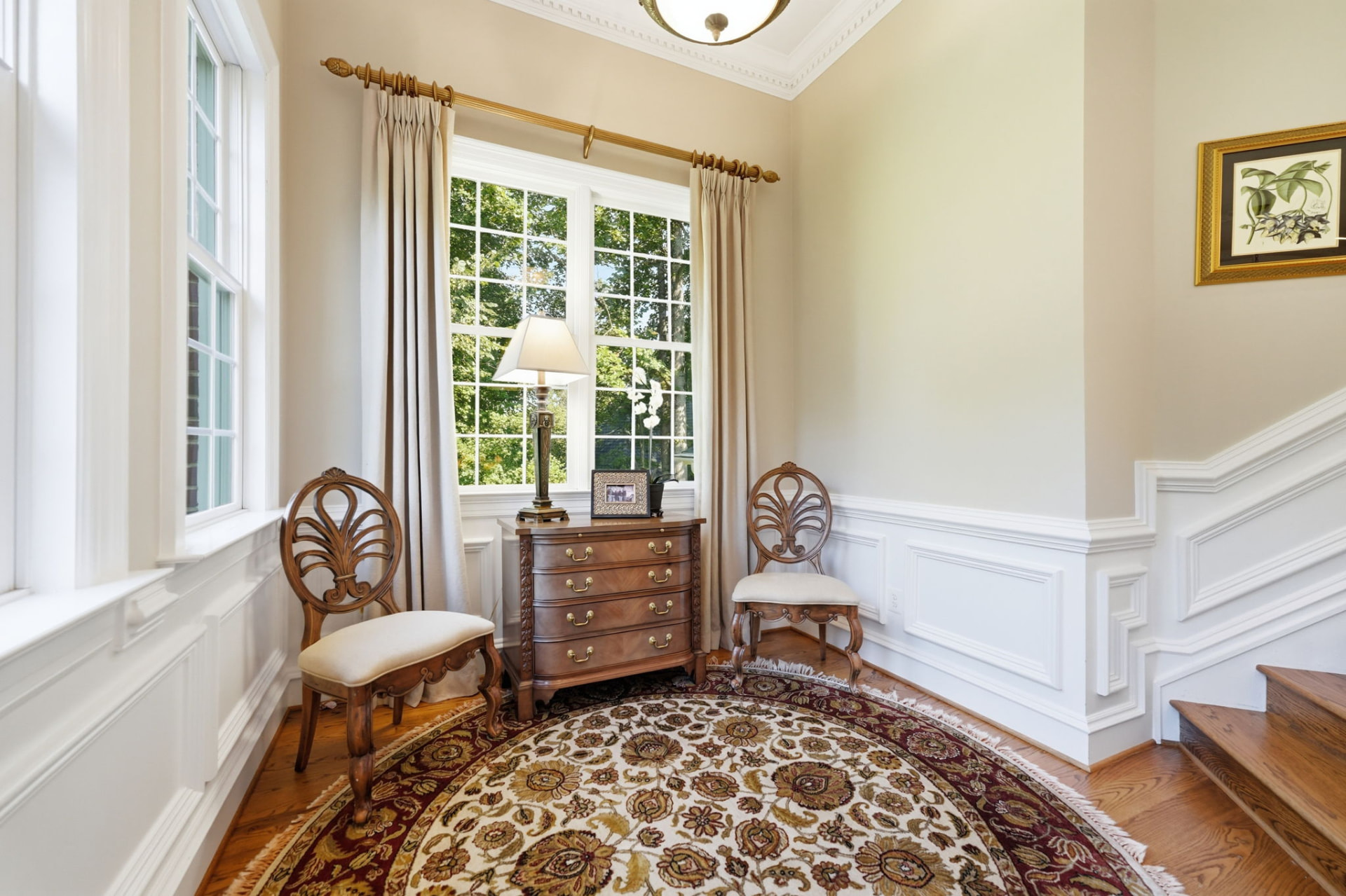 3002 Apple Brook Ln, Oakton, VA 22124 — Sitting nook off the stair hall