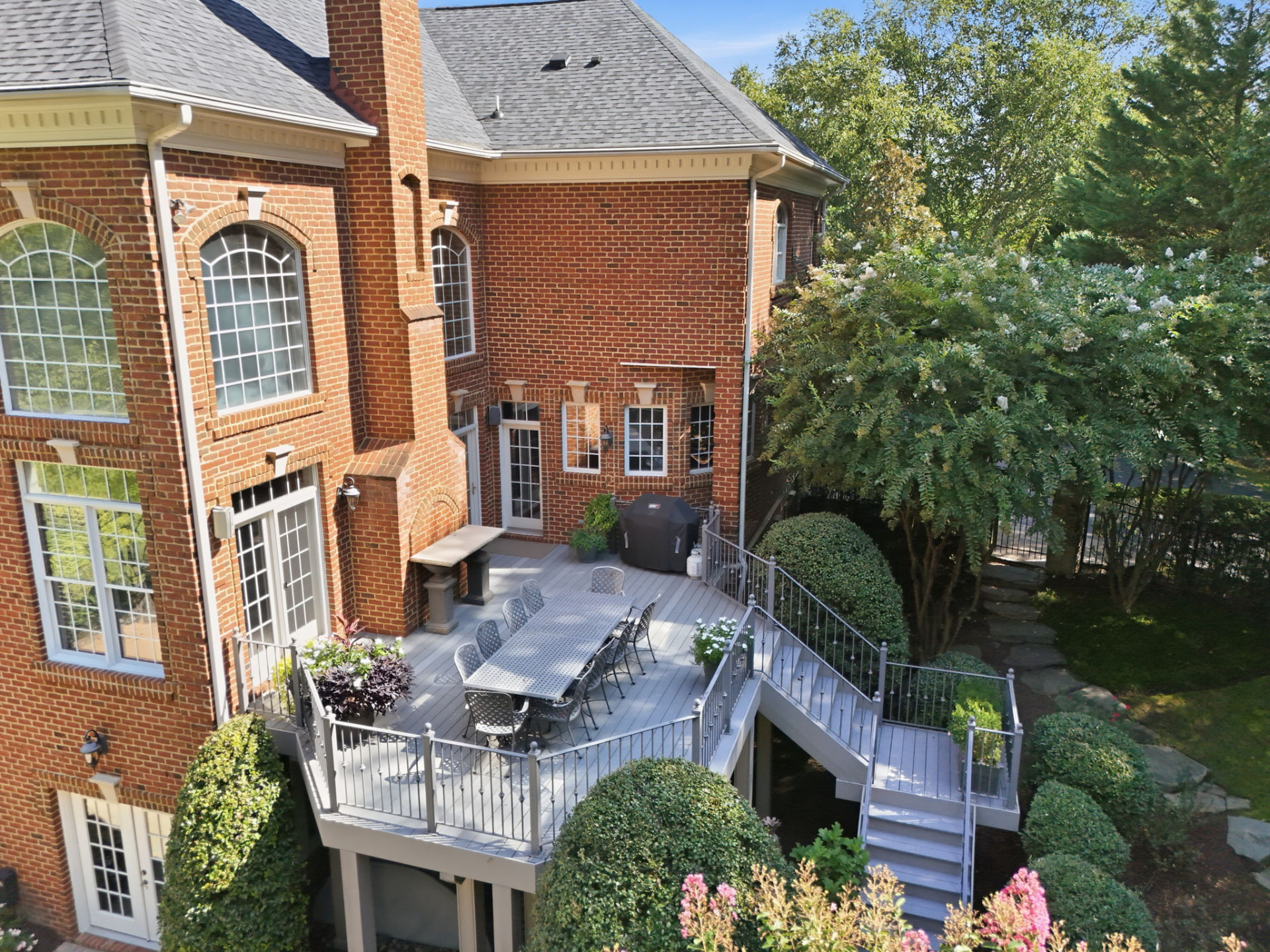 3002 Applebrook Ln — Aerial view of the wooded lot